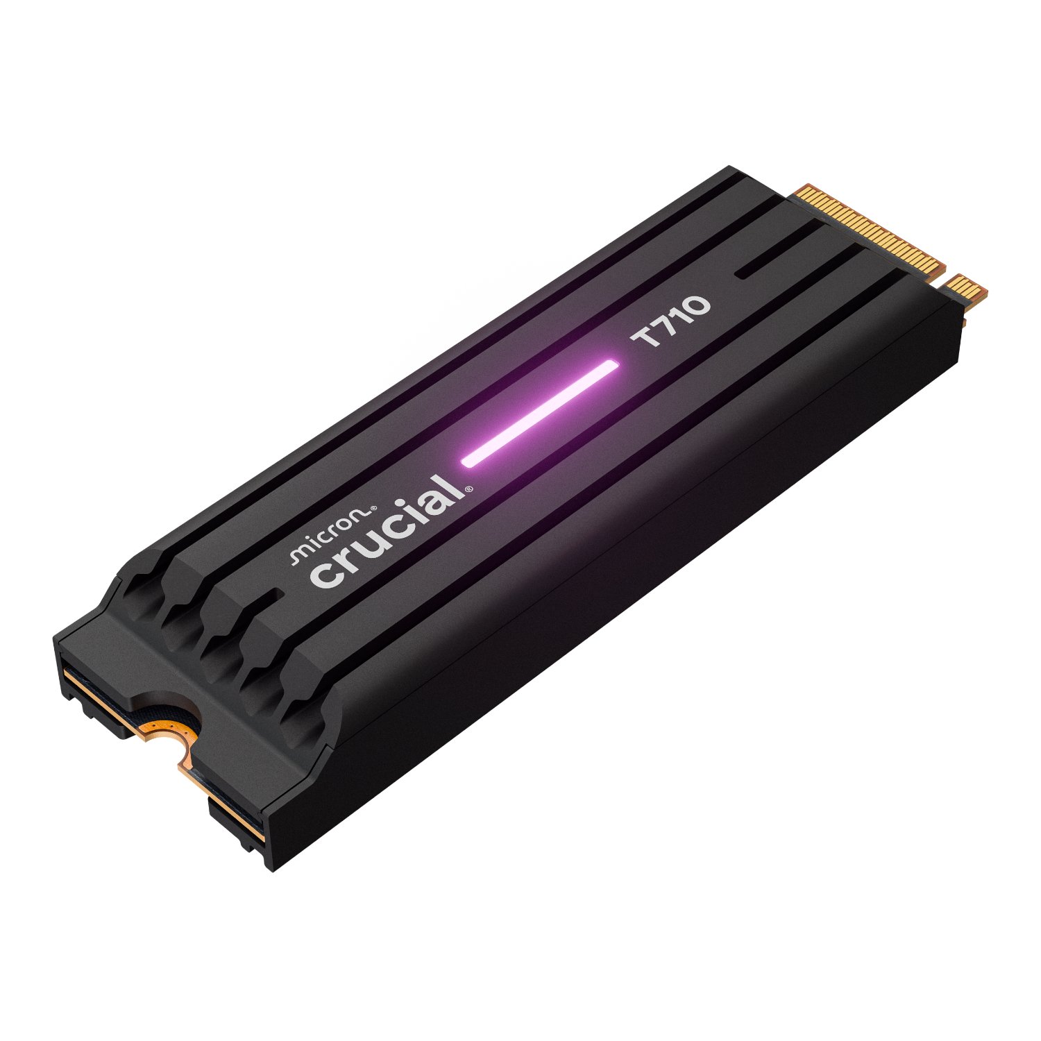 Crucial T710 1TB M.2 NVMe Gen5 NAND SSD with Heatsink - Image 3