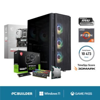 PCBuilder AMD Ryzen 5 7600 SPECIALIST Windows 11 Gaming PC