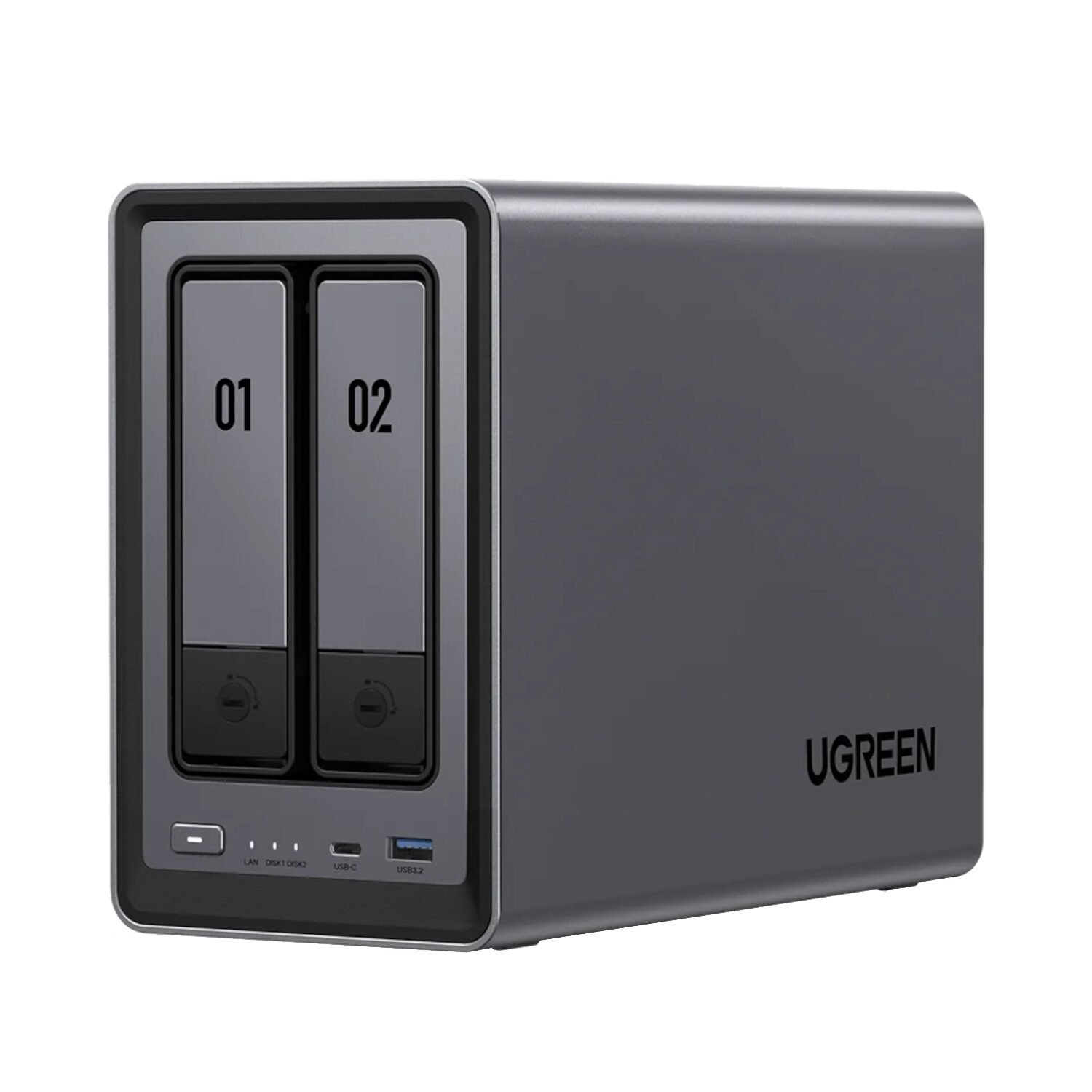 UGreen NASync DXP2800 2 Bay NAS with Seagate Ironwolf NAS 8TB SATA Hard Drive Bundle (2x 4TB) - Image 6
