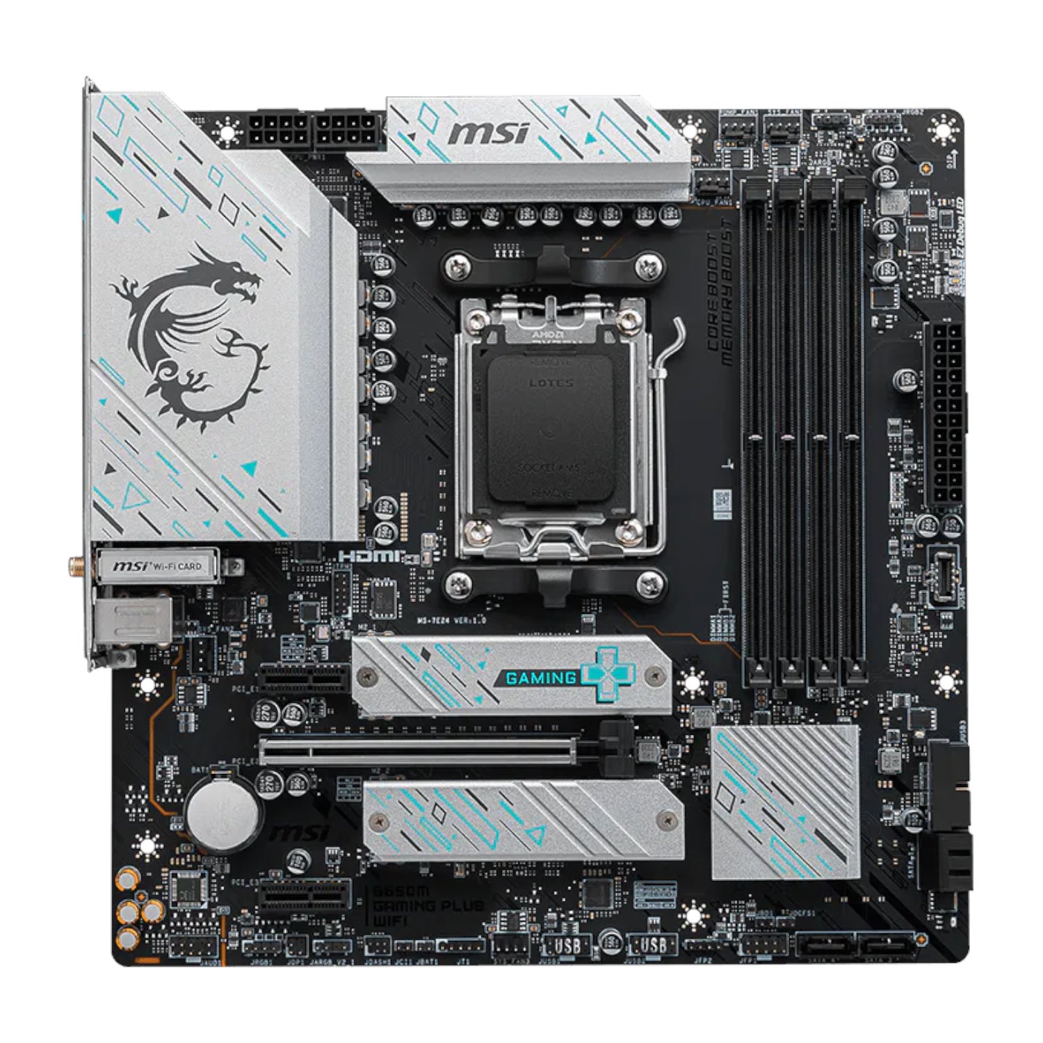 MSI B650M Gaming Plus WiFi AM5 M-ATX Gaming Motherboard - Image 2