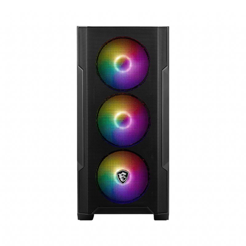 MSI MAG FORGE M100A mATX RGB GAMING CASE - Image 3