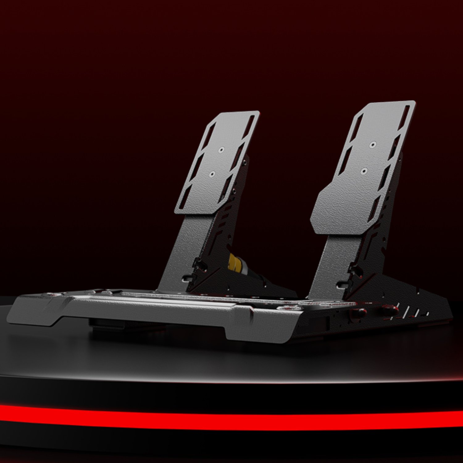 PXN VD4 Direct Drive Sim Racing Wheel – PD-HM Dual Pedal – Z8 Clamp Bundle - Image 5