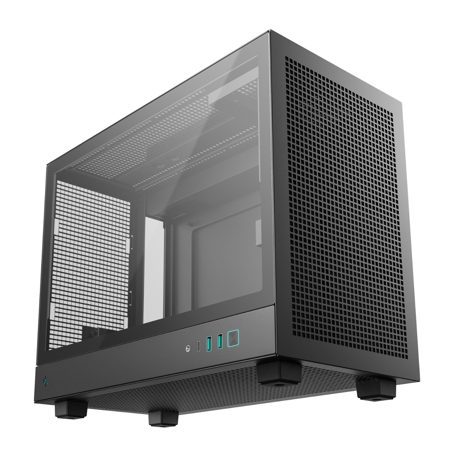DeepCool CH160 PLUS Micro-ATX Chassis - Black - Image 2
