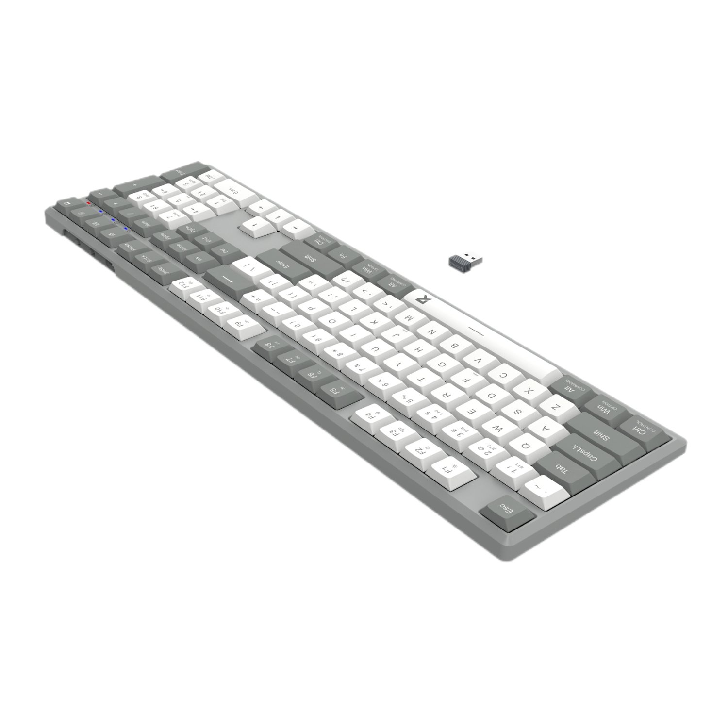Redragon BK-7485 Wireless Office Keyboard - Grey - Image 4