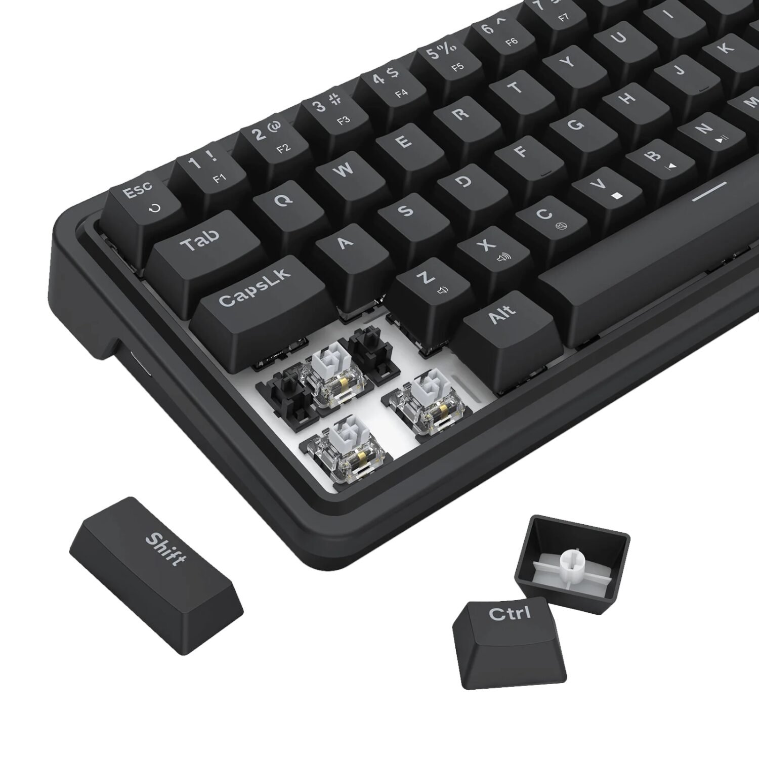 Redragon NOVA K709 65% Wired Gasket RGB Gaming Keyboard - Black - Image 4