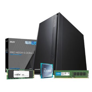 PCBuilder Intel i3-14100 HOME Master Windows 11 Desktop PC
