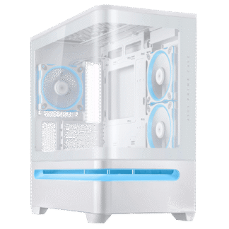 ASUS Prime AP202 ARGB mATX White Chassis