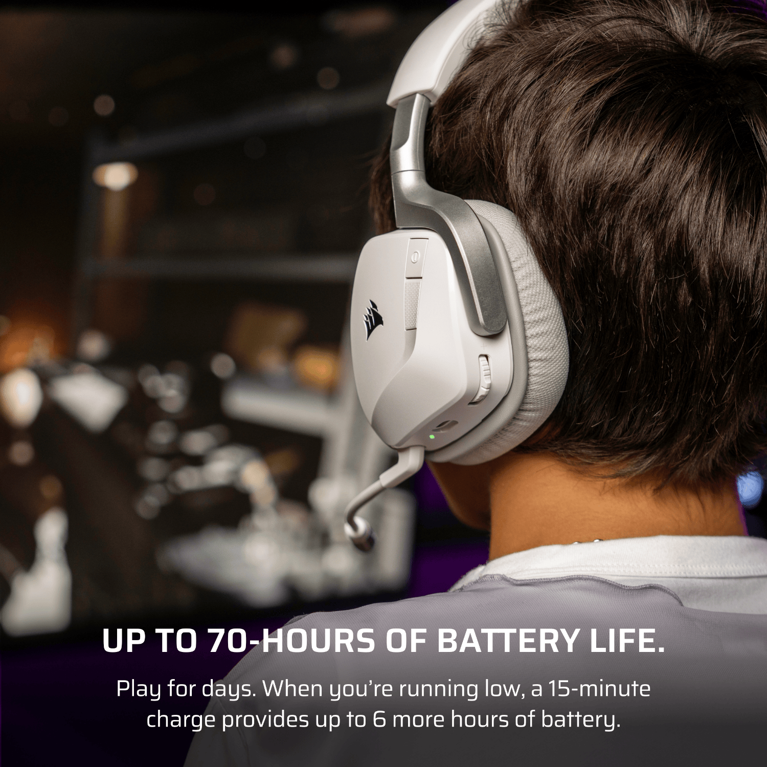 CORSAIR VOID v2 WIRELESS Gaming Headset - White - Image 9