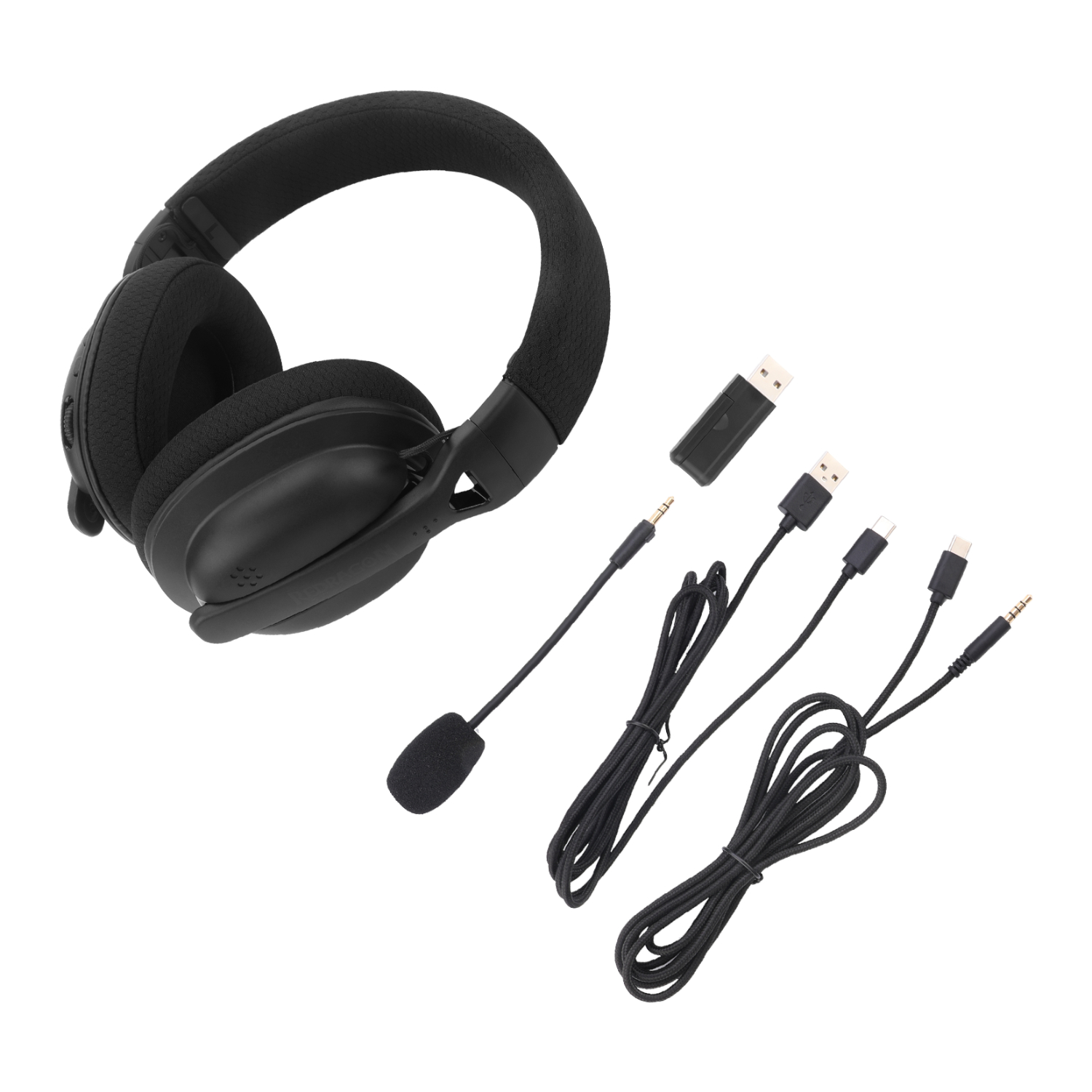 Redragon H819 QUAD AIR Wireless Gaming Headset - Black - Image 7