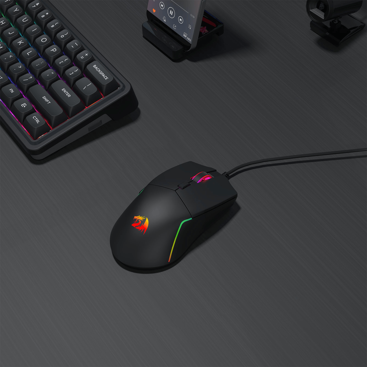 Redragon NAGA RGB 10000DPI Wired Gaming Mouse - Image 4