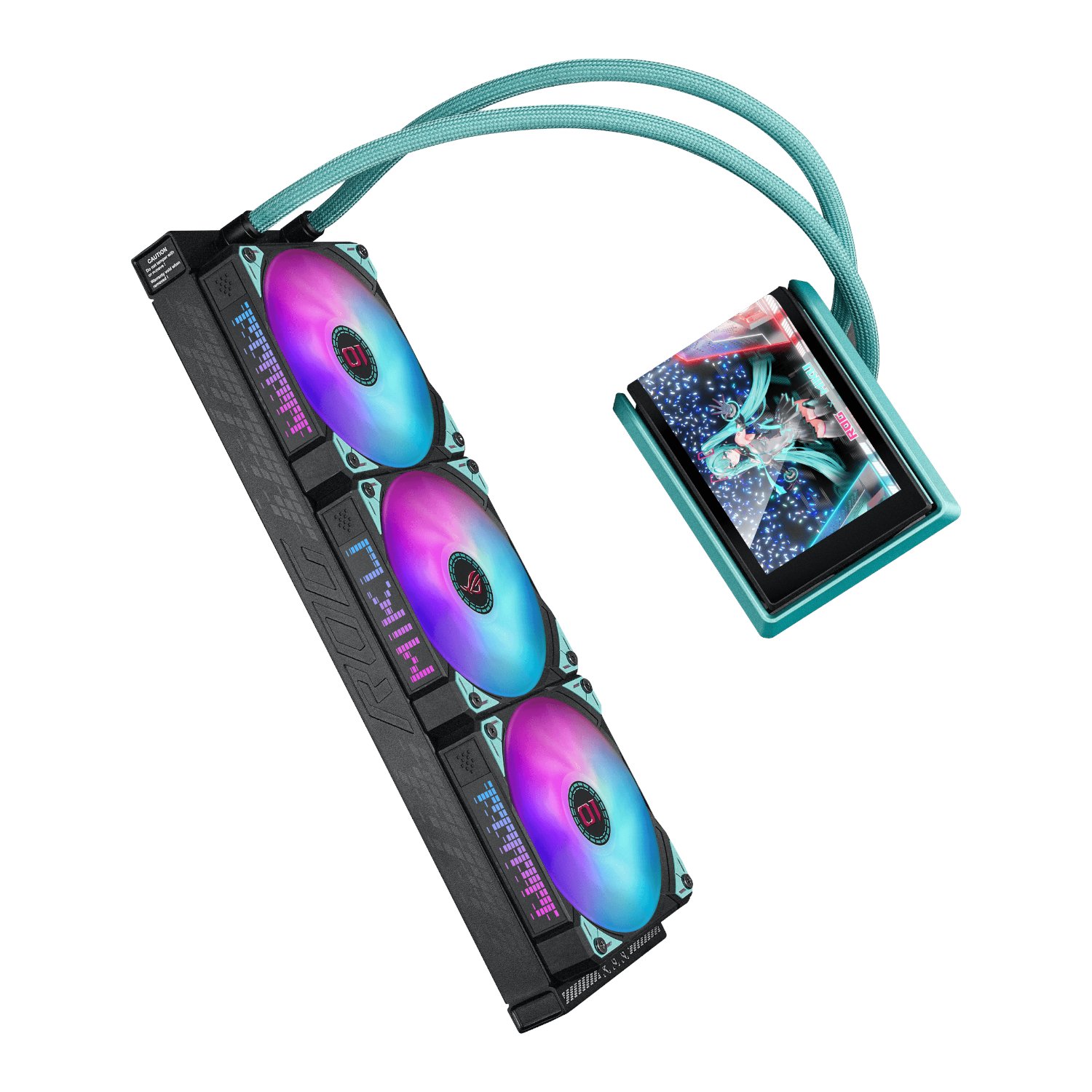 Asus ROG RYUO IV 360mm ARGB AIO Liquid Cooler Hatsune Miku Edition - Image 2