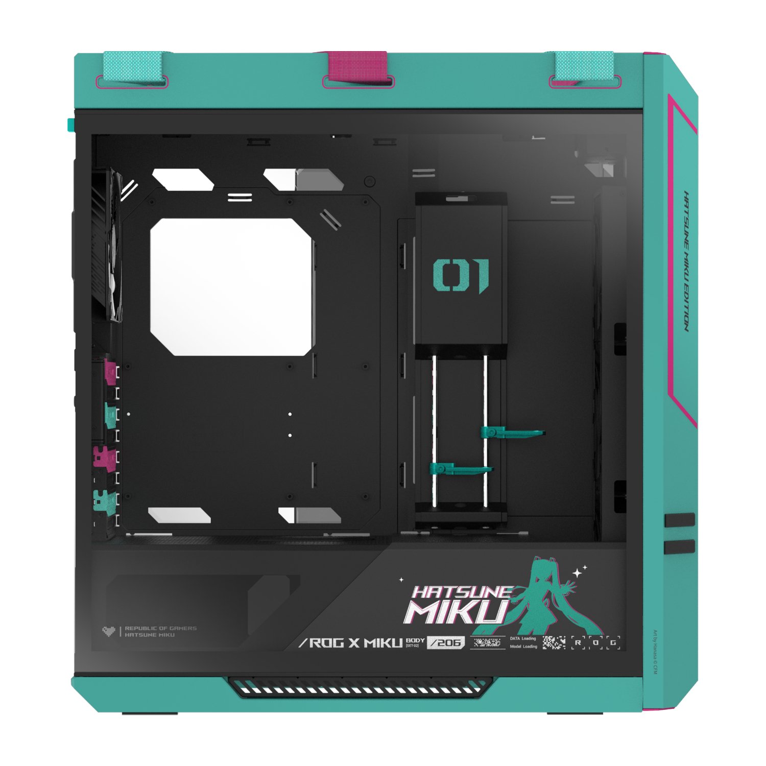 Asus ROG Strix Helios II E-ATX Gaming Chassis Hatsune Miku Edition - Image 5