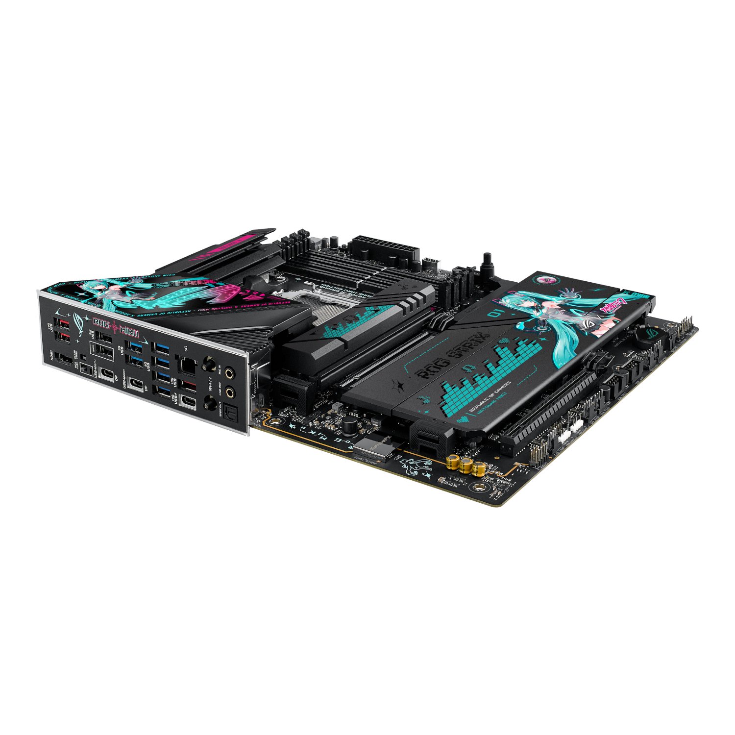 Asus ROG Strix X870E-H Gaming Wi-Fi 7 AM5 ATX Hatsune Miku Edition Motherboard - Image 6