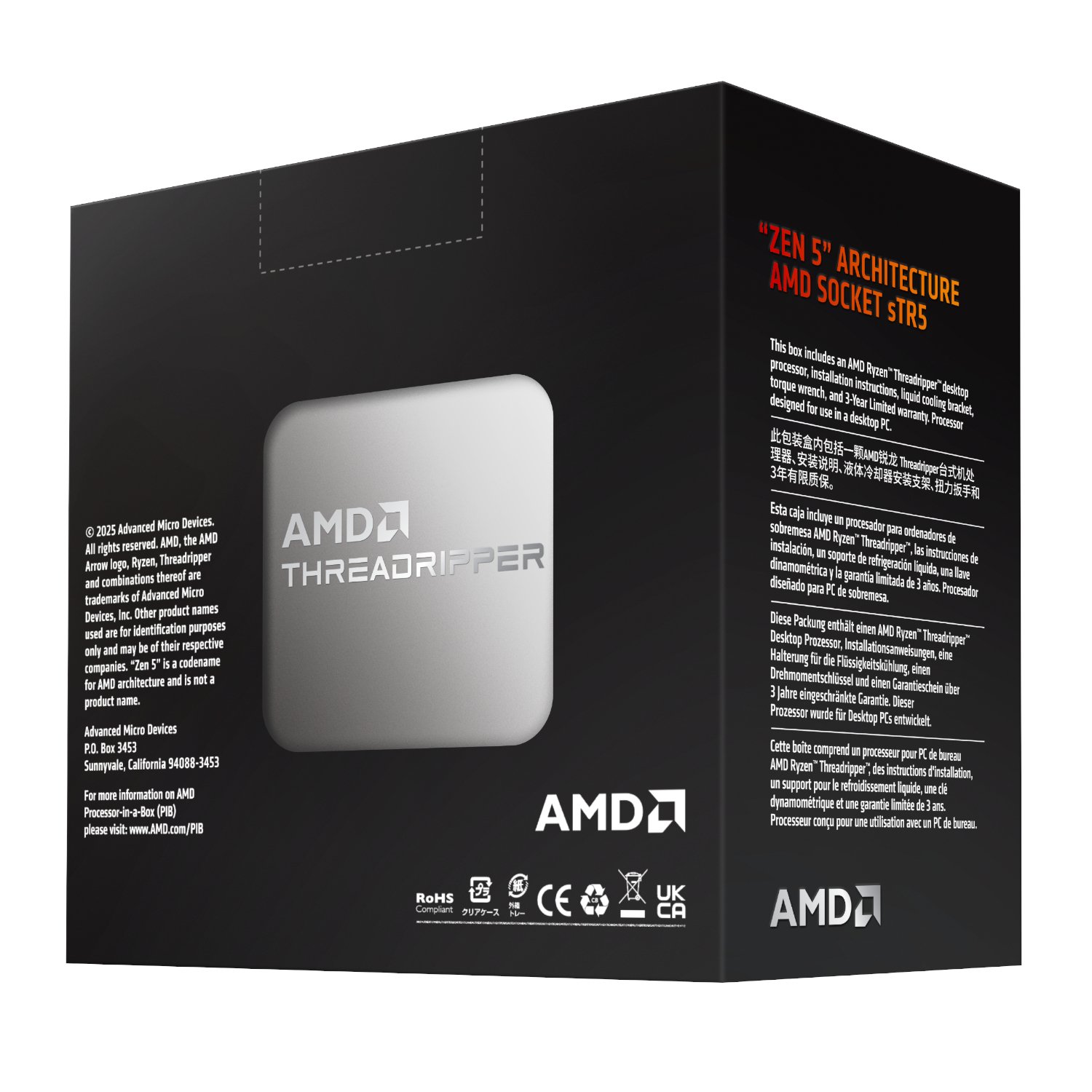 AMD Ryzen Threadripper 9970X 32-Core 4.0GHz CPU - Image 4