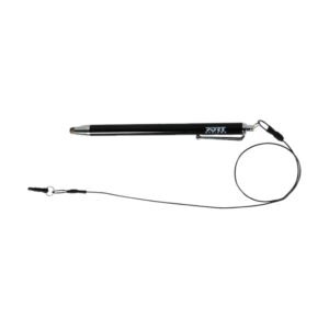 Port Designs Metallic Tip Stylus with 40cm Cable - Black - TauTech South Africa