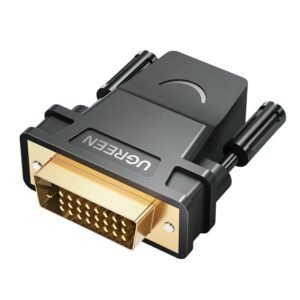 UGREEN 20124-20124 DVI (24+1) Male to HDMI Female Adapter - Black - TauTech South Africa