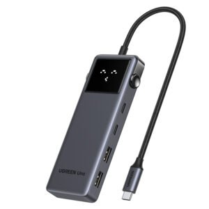 UGREEN 6-in-1 Type-C Hub with 4K HDMI, 100W PD and 10Gbps USB Ports – Grey - TauTech South Africa