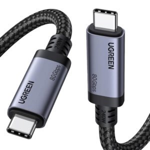 UGREEN USB4 Gen4 240W USB-C to USB-C Cable (Black) - TauTech South Africa