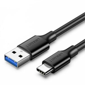 UGREEN Type-C to USB-A 3.0 Cable 1.5m – Fast Charging 3A, 5Gbps Sync – Black - TauTech South Africa