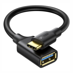 UGREEN Type-C to USB-A Adapter (Male to Female, 15cm)– Black - TauTech South Africa