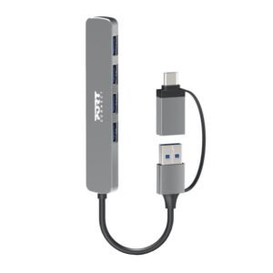 Port Connect USB Type-C to 4-port USB-A 3.0 Hub - TauTech South Africa