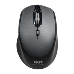 Port Connect Silent 1600DPI 3 Button Wireless Mouse - Black - TauTech South Africa