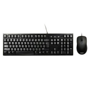 Port Design COMBO Wired Mouse + Keyboard - Black - TauTech South Africa