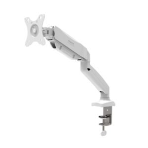 PORT Monitor Arm VESA Single Screen - White - TauTech South Africa