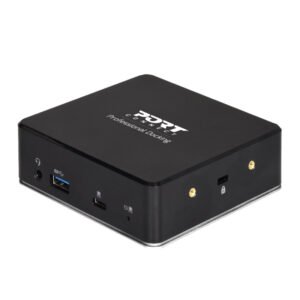Port USB Type-C to 1 x RJ45|2 x USB3.1 Gen1|2 x HDMI|1 x Type-C|1 x USB3.1 Gen1 | Apple Charging 2.4A|1 x Aux Dock - Black - TauTech South Africa