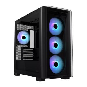 Asus A23 PLUS ARGB Micro-ATX Gaming Chassis - Black - TauTech South Africa