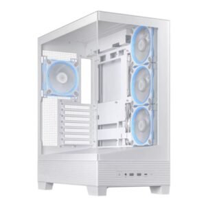 Asus A31 PLUS Mid Tower ATX Chassis - White - TauTech South Africa