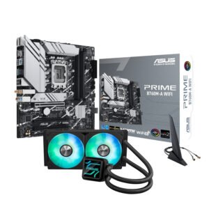 Asus PRIME B760M-A WIFI LGA1700 and Asus Prime LC 240 ARGB Liquid CPU Cooler Bundle - TauTech South Africa