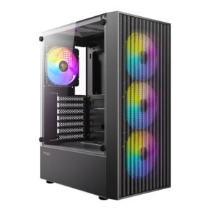 Antec AX27 RGB ELITE ATX Gaming Chassis - Black - TauTech South Africa