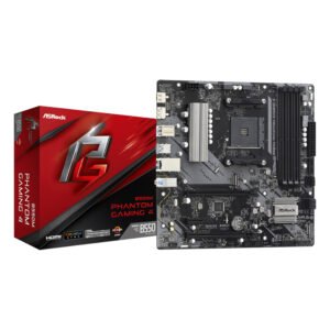 ASRock B550 Phantom Gaming 4 AM4 M-ATX Motherboard - TauTech South Africa