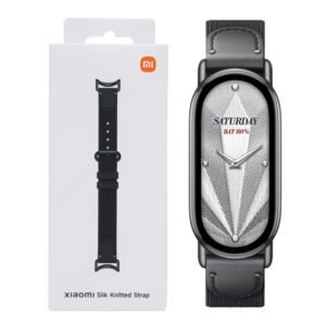 Xiaomi Smart Band 10 Knitted Silk Strap - Ebony Black - TauTech South Africa