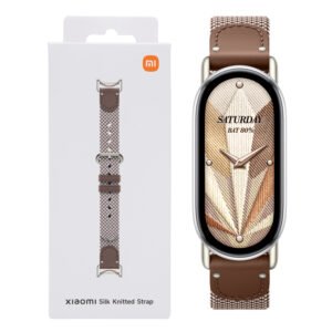 Xiaomi Smart Band 10 Knitted Silk Strap - Feather Brown - TauTech South Africa