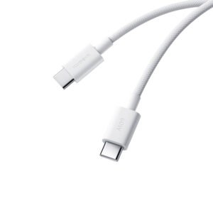 Xiaomi 3A Braided USB Type-C to USB Type-C Cable 1M - White - TauTech South Africa