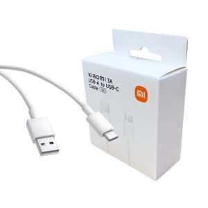Xiaomi 3A USB-A to USB Type-C Cable 1M - White - TauTech South Africa