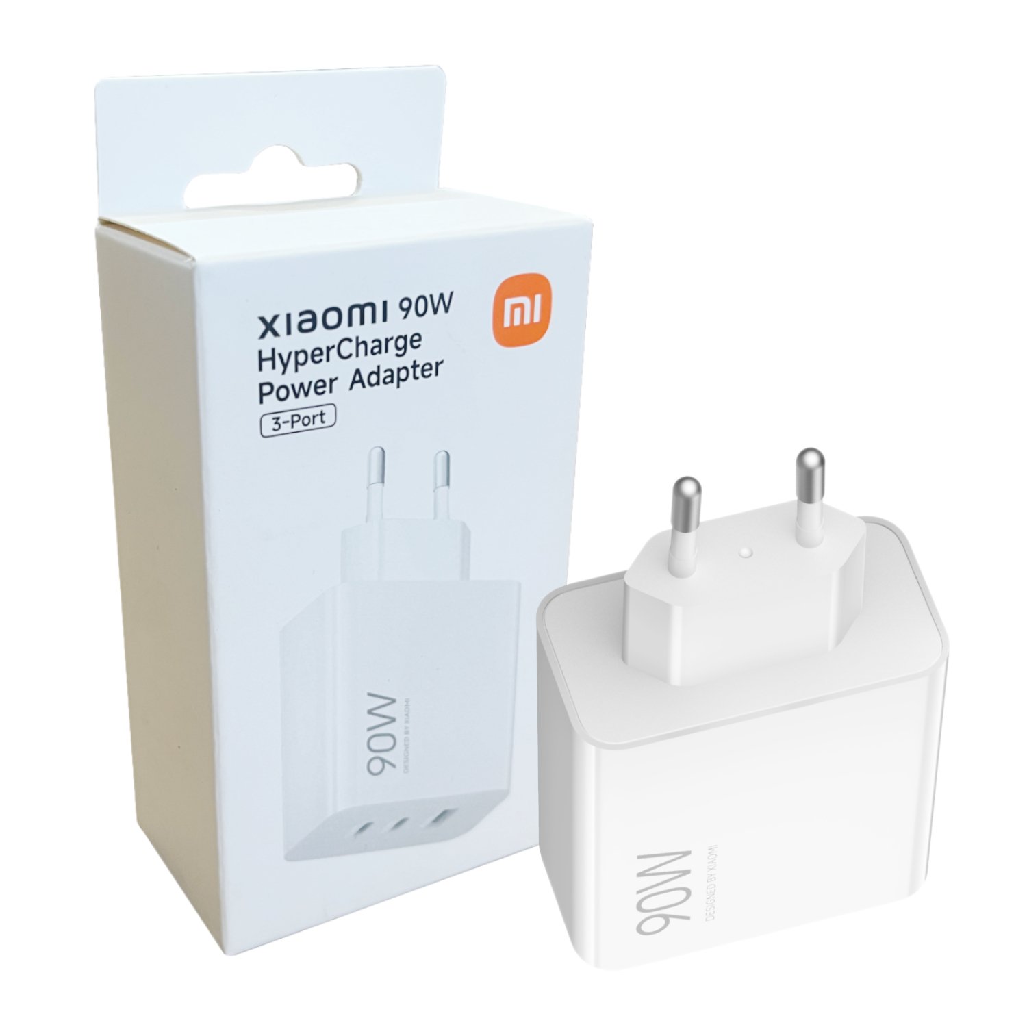 Xiaomi 90W HyperCharge 3-Port Fast Charger – White - Image 2