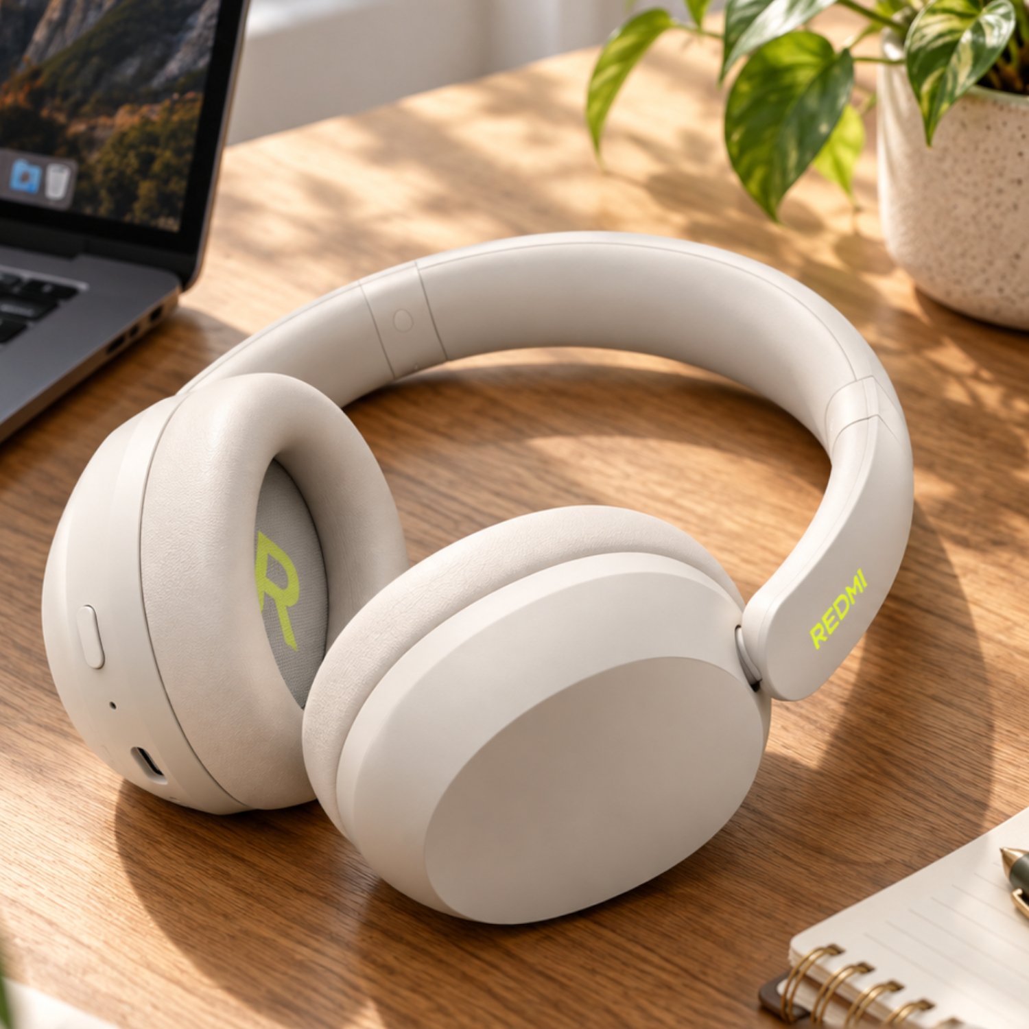 Xiaomi Redmi Headphones Neo ANC Wireless Over-Ears - White - Image 6