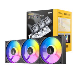Antec Connect 120 ARGB PWM Fan 3 Pack - Black - TauTech South Africa