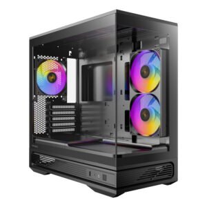 Antec C2M ARGB Compact Micro-ATX Gaming Chassis - Black - TauTech South Africa
