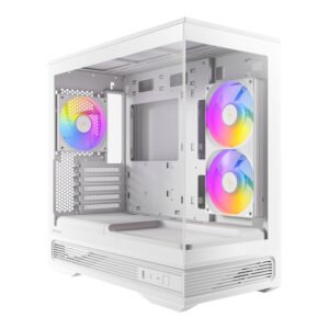 Antec C2M ARGB Compact Micro-ATX Gaming Chassis - White - TauTech South Africa