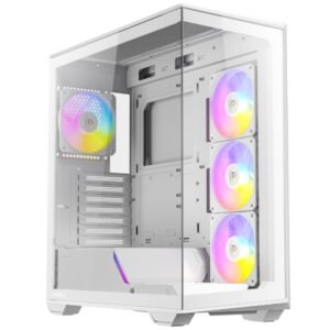 Antec C3 ARGB ATX | Micro-ATX | ITX ARGB Mid-Tower Gaming Chassis – White - TauTech South Africa