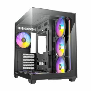 Antec C5 ARGB ATX DUAL Mid Tower Gaming Chassis – Black - TauTech South Africa