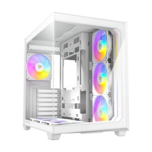 Antec C5 ARGB ATX DUAL Mid Tower Gaming Chassis – White - TauTech South Africa