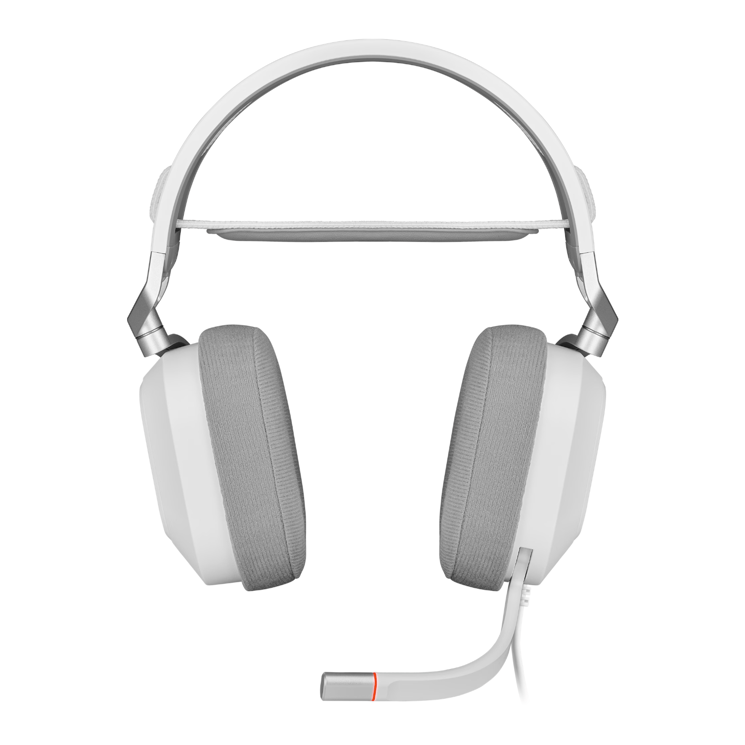 Corsair HS80 RGB USB Wired Over-Ear Gaming Headset — White - Image 2