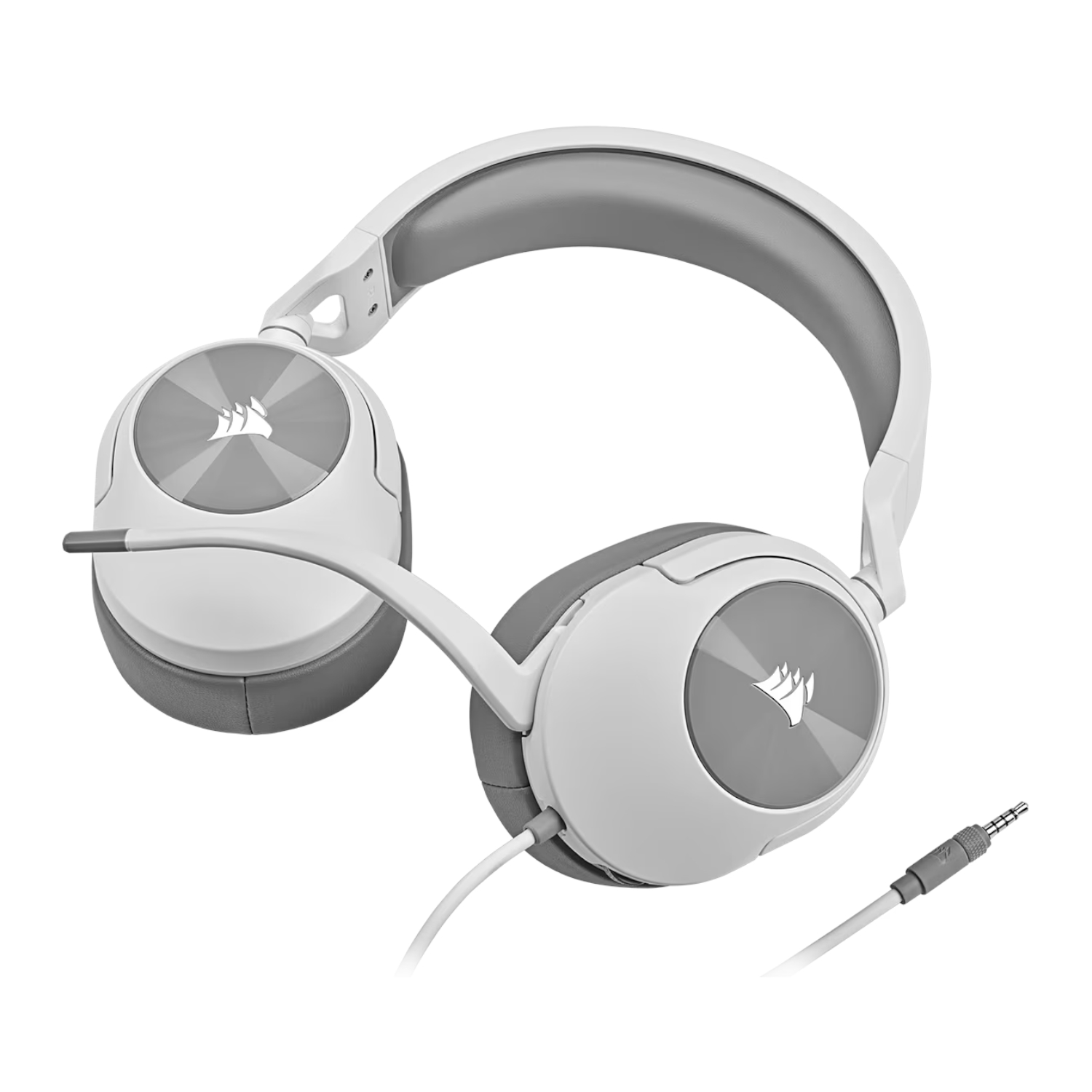 Corsair HS55 Surround Wired Gaming Headset – White - Image 3