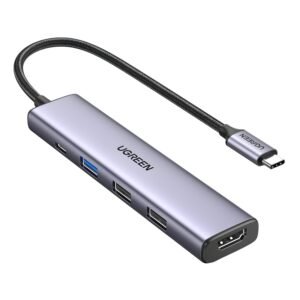 UGREEN Revodok 5-in-1 Type-C Hub | 4K HDMI | Type-C | USB3.0 | USB2.0 - TauTech South Africa