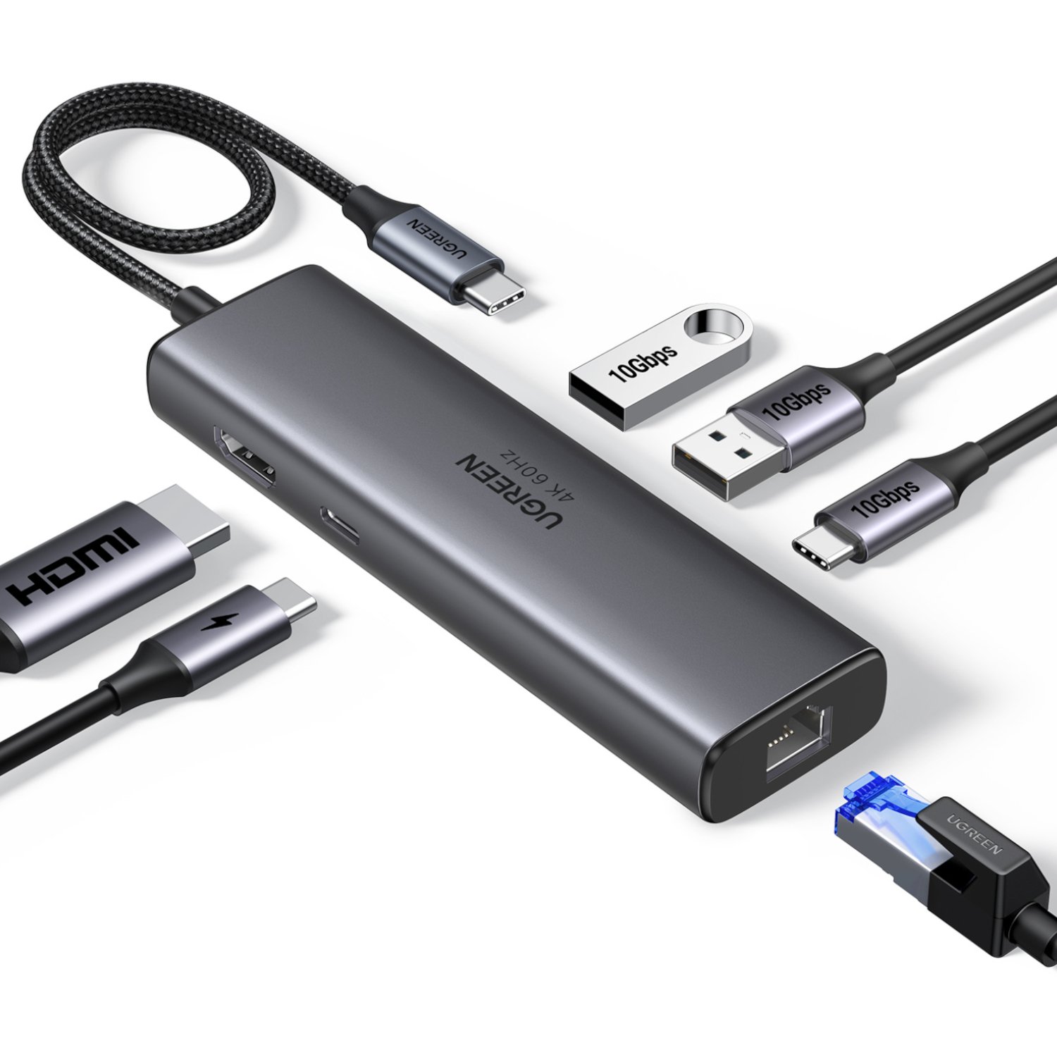 UGREEN CM512 6-in-1 USB Type-C Docking Station - Image 2